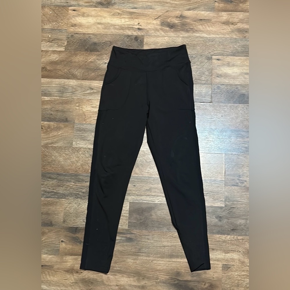 Black Leggings See Thru Sides